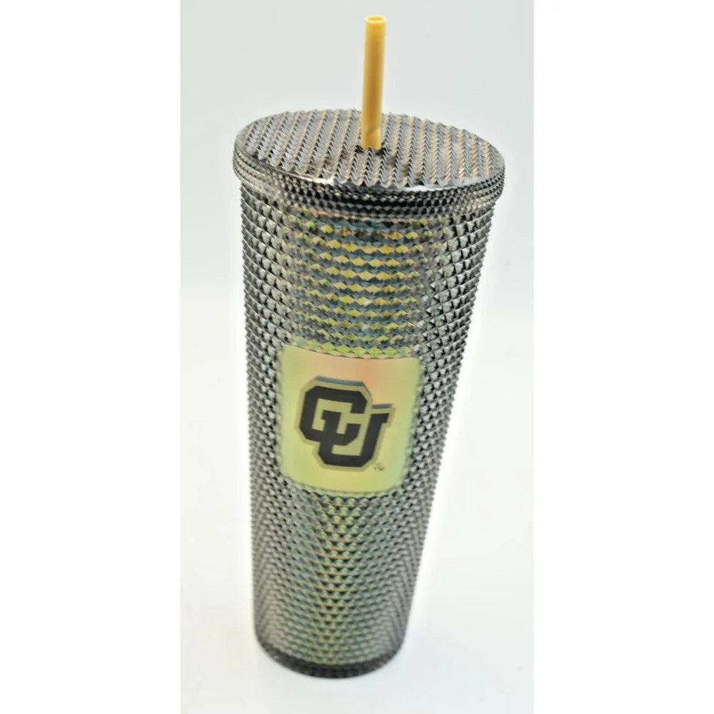 Starbucks x CU Boulder Studded Chroma Grid Tumbler with Straw – Limited Edition‎